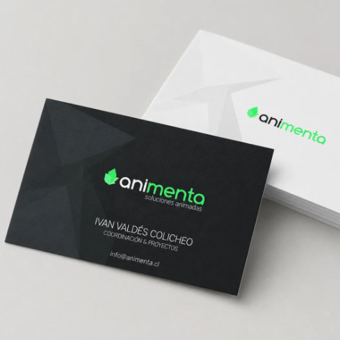 Tarjetas de presentación de Animenta